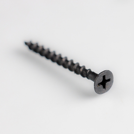 [41454] Tornillo Autoperf.  6x1" Drywall Rosc Madera Negro