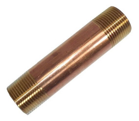 [43676] Niple 3/4 X 10  Bronce Roscado