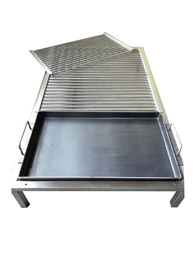 [57163] Parrilla 1 M X 60 Con Plancha