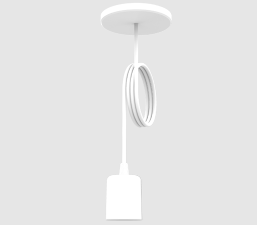 [71881] Colgante Capuchon Simple Blanco