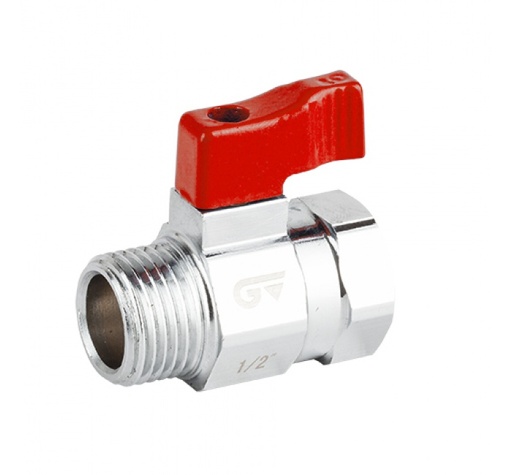 [66584] Valvula Esferica Mini Mh 3/8" Cuerpo Barra Hexag