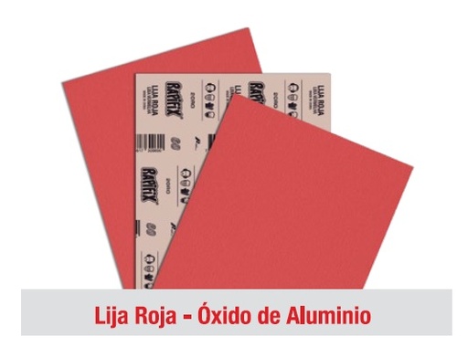 [67407] Lija Para Madera Roja #100