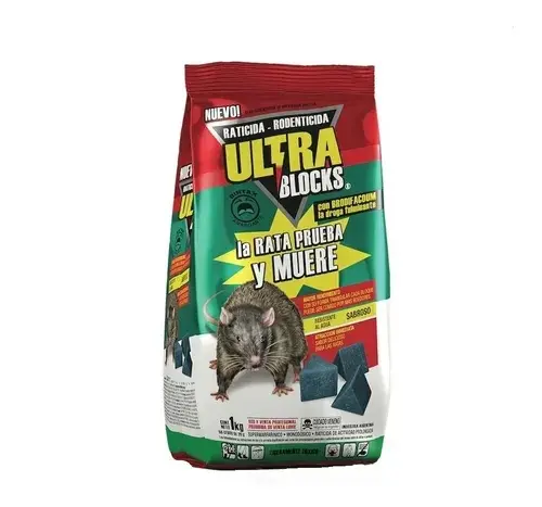 [69503] Raticida Ultra $ X Uni. Bolsa X 50 Block1 KILO