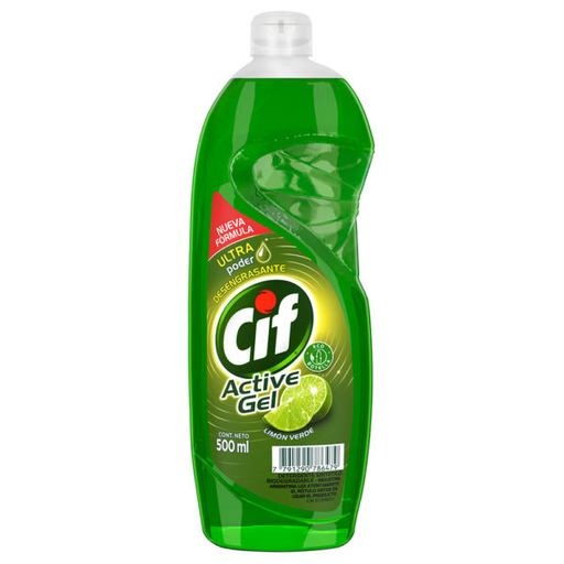 [31556] Lavavajilla Ultra Te Verde Limon Cif X300