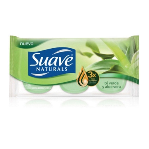 [44242] Jabon Te Verde & Aloe X3 Suave