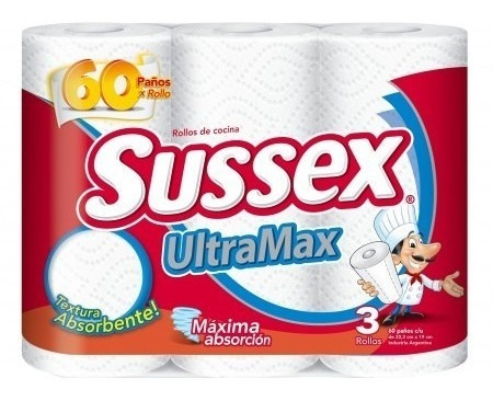 [56100] Rollo De Cocina Ultra Max 60P Sussex