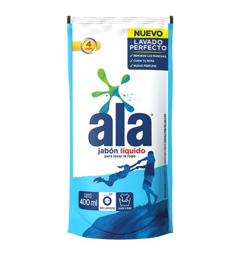 [64261] Jabon Liquido Ala 400 Ml P/Lavarropas