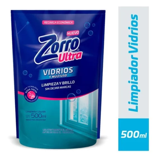 [70831] Limpiador Ultra Vidrios DP Zorro X 500 Ml