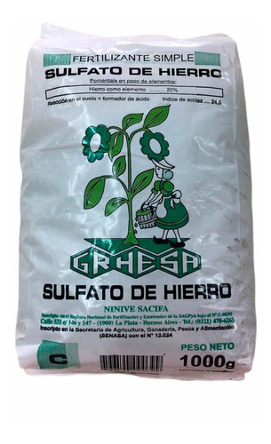 [22735] Sulfato De Hierro X 1 Kg