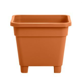 [31806] Maceta Cuadrada 28 Terracota
