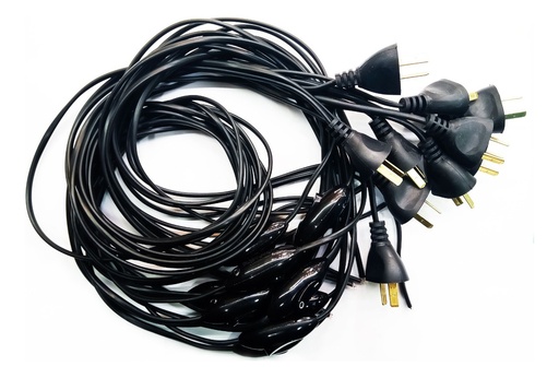 [71774] Cable Velador 2mts Negro
