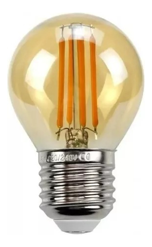 [72141] Lampara Filamento Led G45 E27 Calida Clara