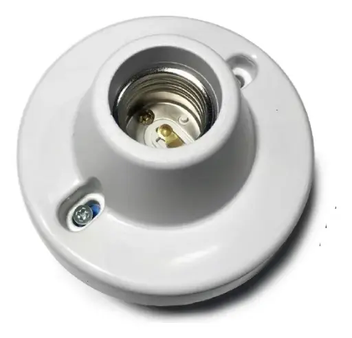 [72157] Receptaculos E27 Blanco Caja Octo/Rect (75u)