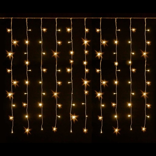 [73670] Cortina Luces Led Blancas 2 Mts