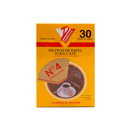 [61676] Filtro Papel N4 Domestic X30unid