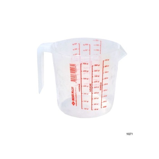 [69315] Jarra Plastica Graduada 1L Desesplast 1022