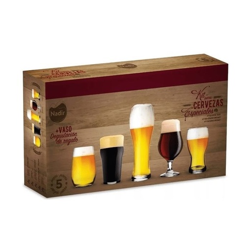 [68613] Kit Cervecero X 5U + Vaso
