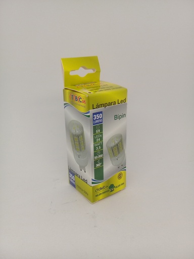 [59600] Lampara Bi Pin G9 24 Leds 3.5W Luz Cal 220V Sassin