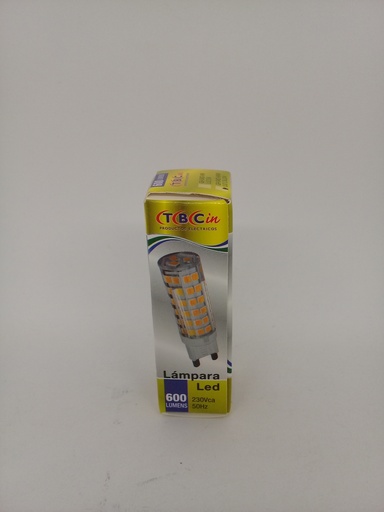[59601] Lampara Bi Pin G9 75 Leds 6W Luz Cal 220V Sassin