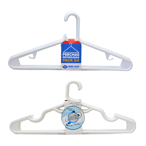 [63692] Percha X 4 Unid Plastica