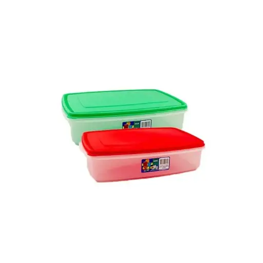 [69313] Recipiente Plastico  Hermetico Rect 4.9Lts Lts Nuva 818