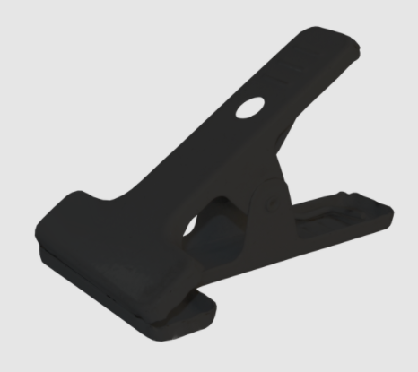 [29401] Pinza C/Resorte Bco