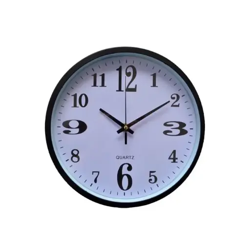 [67518] Reloj De Pared 25cm Numeros De Dif Tamaño