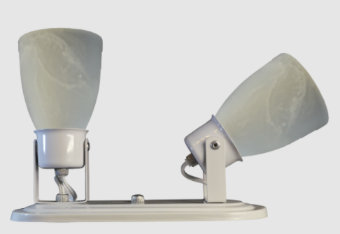 [29833] Spot Vidrio Rustico V/C Esm