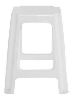 [43608] Banqueta Plastica Blanca F7000
