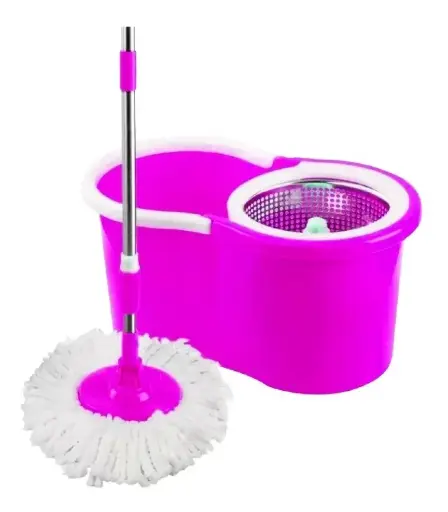 [71195] Set Balde Y Mopa Economico Fuccia