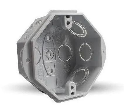 [59021] Caja Embutir Octog Ch PVC 02211PG-12 Genrod