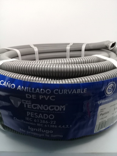 [59592] Caño Flexible Pes. 3/4" Gris