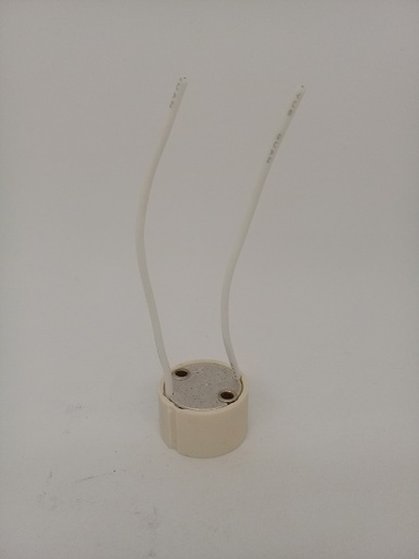 [59598] Zocalo P/Dicroica 220v Gu 10 C/Cable Teflon