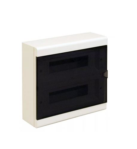[63423] Caja PVC DIN 4B Emb/ Apl C/Pta Fume TAAD