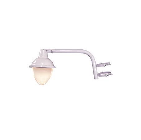 [65958] Alumbrado Publico Cabezal Aluminio Y Tulip Vidrio (Sin Brazo