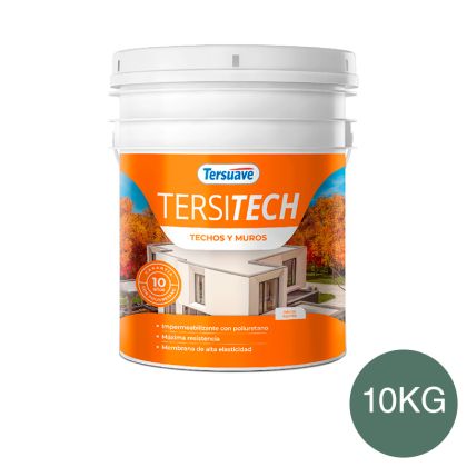 [73988] Tersitech Impermeabilizante Techos y Muros Verde Forest 10kg