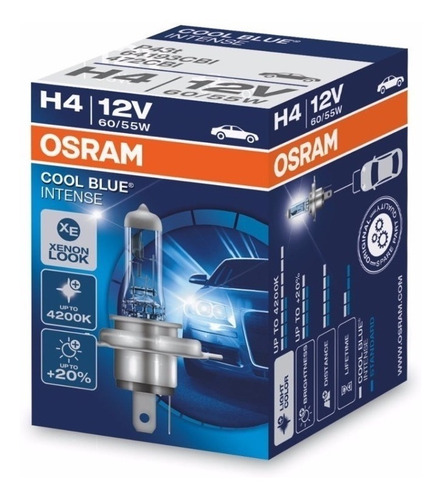 [40279] Lampara Cool Blue H4 12V 60/55 P43 Osram