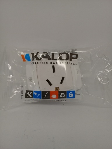 [59596] Base Toma 20 Amp Bl Kalop 39076