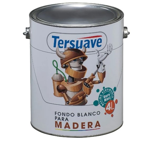 [63775] Esmalte Sintetic Fondo P/Madera Bco 1/4L