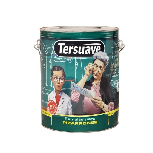 [44534] Esmalte Sintetico P/Pizarron Mate Verde 1/4L