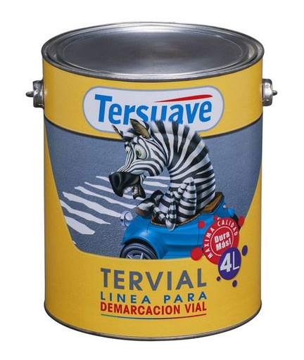 [46588] Pintura Demarcacion Vial Tervial Sem Mat.Bco 4l