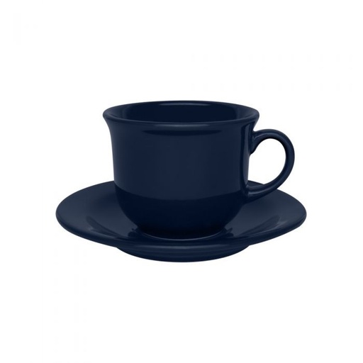 [67947] Taza Te 200cc C/Plato Unni Blue