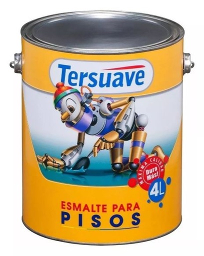 [64046] Esmalte Sintetico P/Pisos Semi Mate Gris 4lts