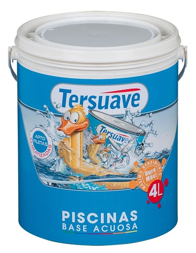 [46596] Pintura Para Piscina Acuoso Mate Blanco 1L