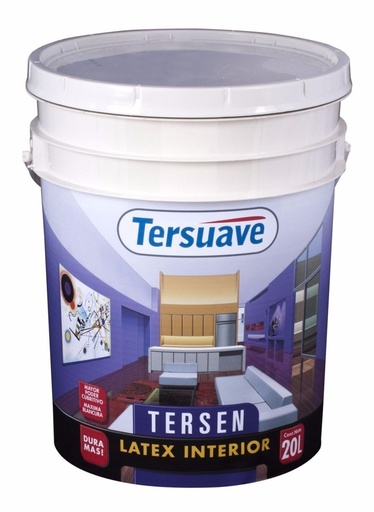 [47714] Tersen Latex P/Interiores Amarillo Calido   4 Litro