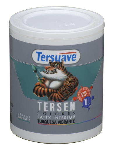 [47706] Tersen Latex P/Interiores Turquesa Vibrante    1Litro