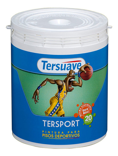 [67868] Pintura Piso Deportivo  Acuoso Azul 1L