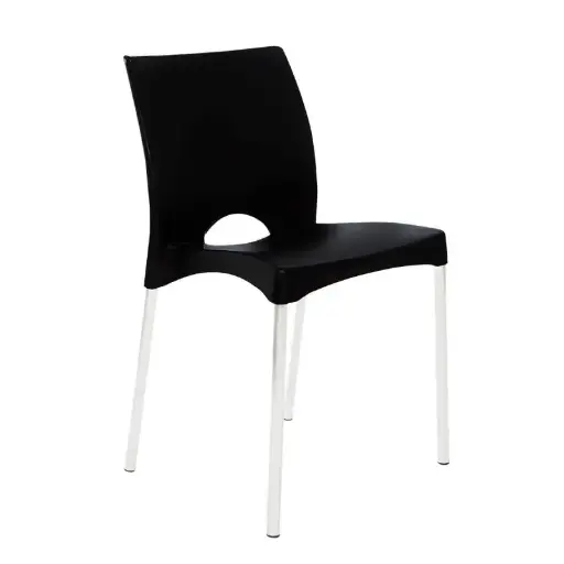 [63428] Silla Boston NG Pata Aluminio Asiento Plastico