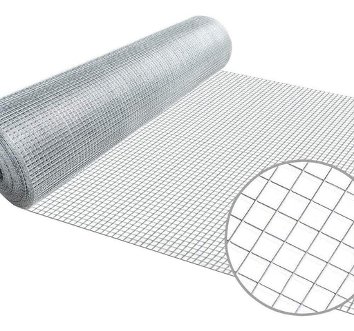 [74350] Tejido Malla Soldada Galv.50x50x 1m Alto $ X Mt (Rollox25m)