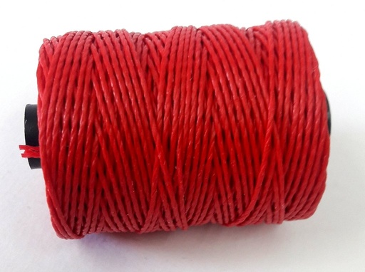 [40863] Hilo Encerado Color Rojo Bob  X 70 Mts